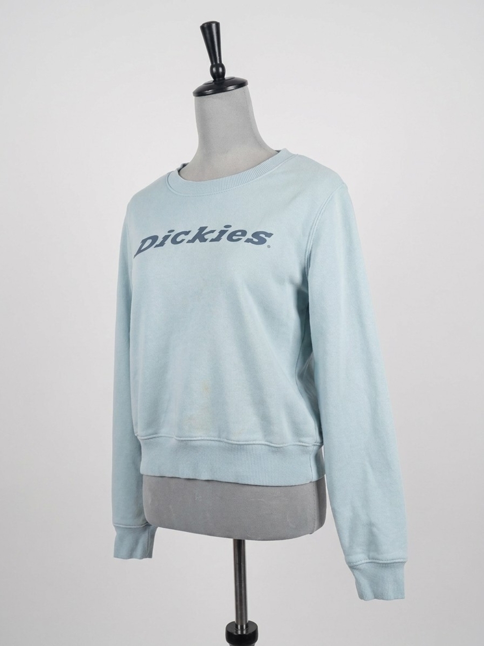 Dickies Women’s Light Blue Logo Crewneck Sweatshirt Size Small